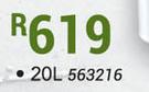 Plascon 20Ltr TradePro High Hiding Matt White