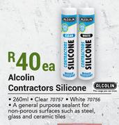 Alcolin 260ml Contractors Silicone-Each