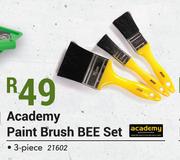 2Academy 3 Piece Paint Brush BEE Set 