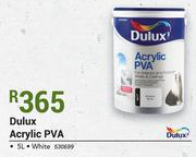 Dulux 5Ltr Acrylic PVA White 