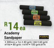 Academy Sandpaper 300mm x 1m-Each