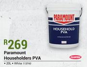 Plascon 20Ltr Paramount Householders PVA White
