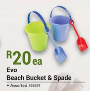 Evo Beach Bucket & Spade-Each