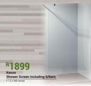 Kenzo Shower Screen Including S/Bars 1.2 x 900