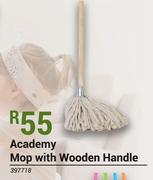Academy Mop With Wooden Handle