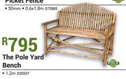 The Pole Yard 1.2m Bench