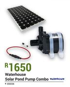 Waterhouse Solar Pond Pump Combo