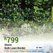 Strom Bulk Lawn Border 10 x 1m In Green