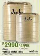 Jojo 5000Ltr vertical Water Tank