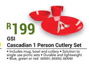 GSI Cascadian 1 Person Cutlery Set