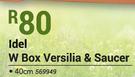 Idel W Box Versilia & Saucer 40cm