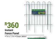 Instant Fence Panel Green-1m x 1m