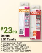 Osram LED Candle-Each