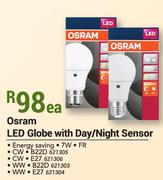 Osram LED Globe With Day/Night Sensor-Each