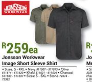 Jonsson Workwear Image Short Sleeve Shirt-Each