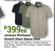 Jonsson Workwear Stretch Short Sleeve Shirt-Each
