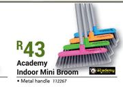 Academy Indoor Mini Broom Metal Handel