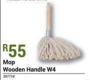 Mop Wooden Handle W4