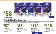 Marltons Tick & FleaPro Spot On-0.67ml