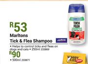 Marltons Tick & Flea Shampoo-500ml