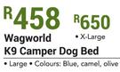 Wagworld K9 Casmper Dog Bed Large