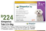 Simparica Tab 2.5-5Kg