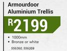 Armourdoor Aluminium Trellis 1000mm