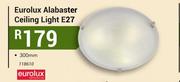 Eurolux Alabaster Ceiling Light E27 300mm