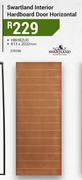 Swartland Interior Hardboard Door Horizontal (813 x 2032mm) HBHRZLI0