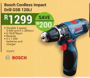 Bosch Cordless Impact Drill GSB 120LI