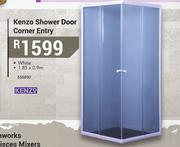 Kenzo Shower White Door Corner Entry (1.85 x 0.9m)