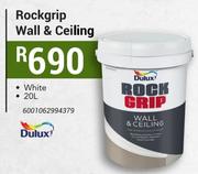 Dulux Rockgrip Wall & Ceiling (White)-20Ltr