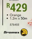 Dromex Orange Barrier Fencing (1.2m x 50m)