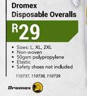 Dromex Dispasable Overalls