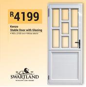 Swartland Kenzo Stable Door With Glazing
