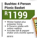 Bushtec 4 Person Picnic Basket