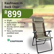 Kaufmann Hi Back Chair
