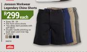 Jonsson Workwear Legendry Chino Shorts-Each