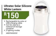 Ultratec Solar Silicone White Lantern