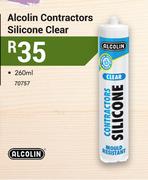 Alcolin Contractors Silicone Clear 260ml