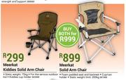 Meerkat Kiddies Solid Arm Chair + Meerkat Solid Arm Chair-Both For 