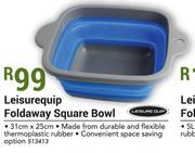 Leisurequip Foldaway Square Bowl-31cm x 25cm