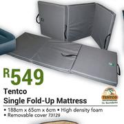 Tentco Single Fold Up Mattress-188cm x 65cm x 6cm