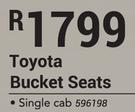 Toyota Bucket Seats Single Cab