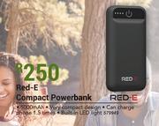 Red-E Compact Powerbank 5000 Mah