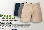 Jonsson Workwear Work Shorts-Each