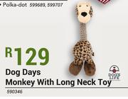 Dog Days Monkey With Long Neck Toy