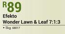 Efekto Wonder Lawn & Leaf 7:1:3-5Kg