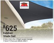 Kalahari Shade Sail-3.6 x 3.6 x 5m