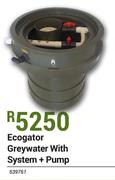 Ecogator Grey Water With System + Pump